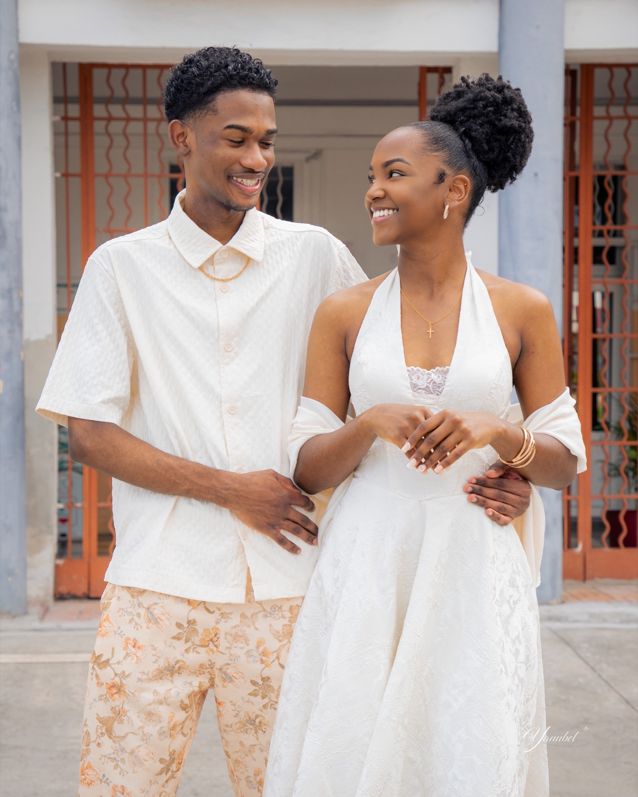 Avant la cérémonie du mariage N&N à Petit-Bourg — photographie 2
