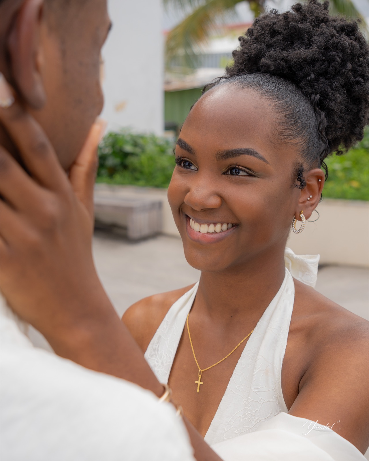 Avant la cérémonie du mariage N&N à Petit-Bourg — photographie 4