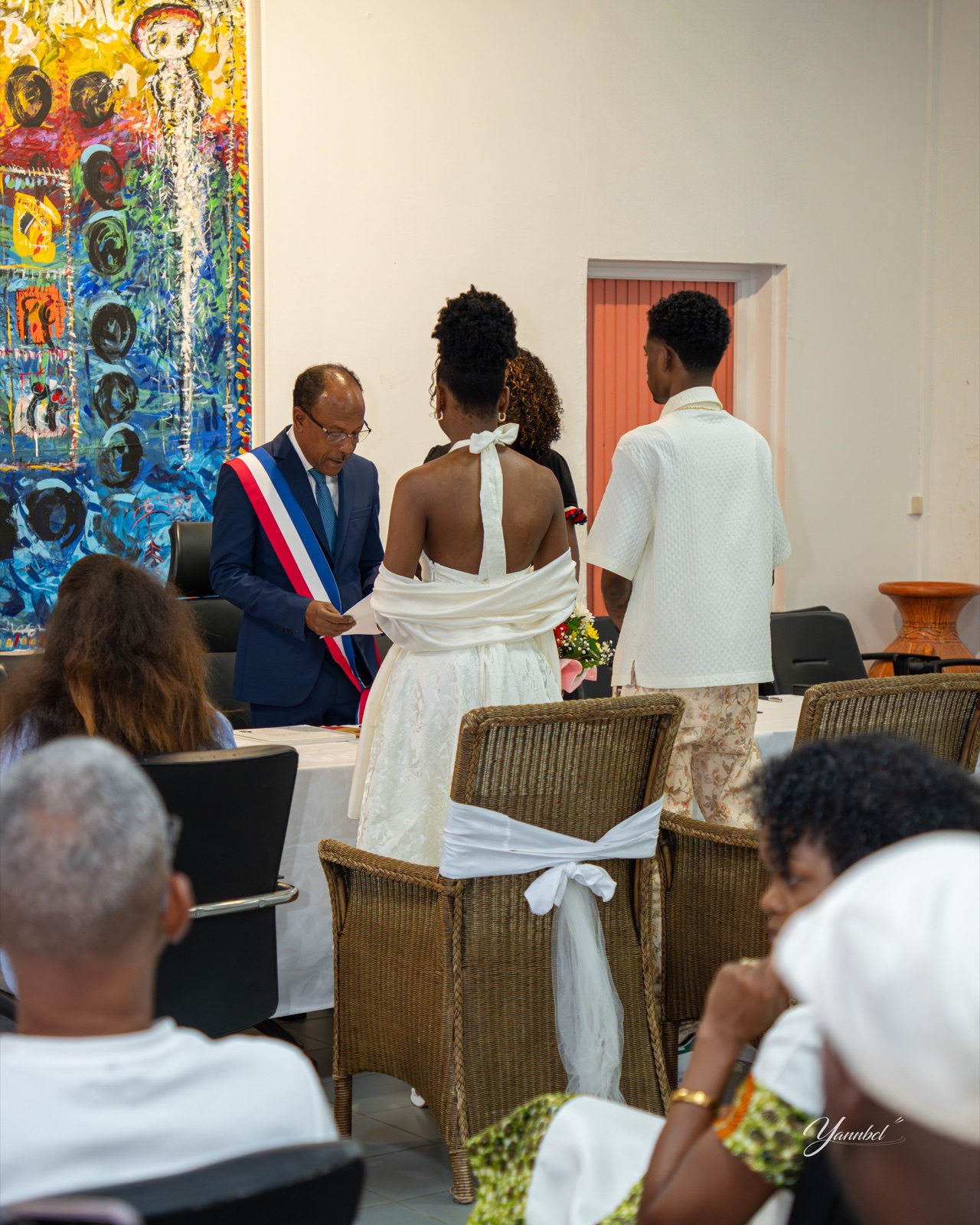 Avant la cérémonie du mariage N&N à Petit-Bourg — photographie 8