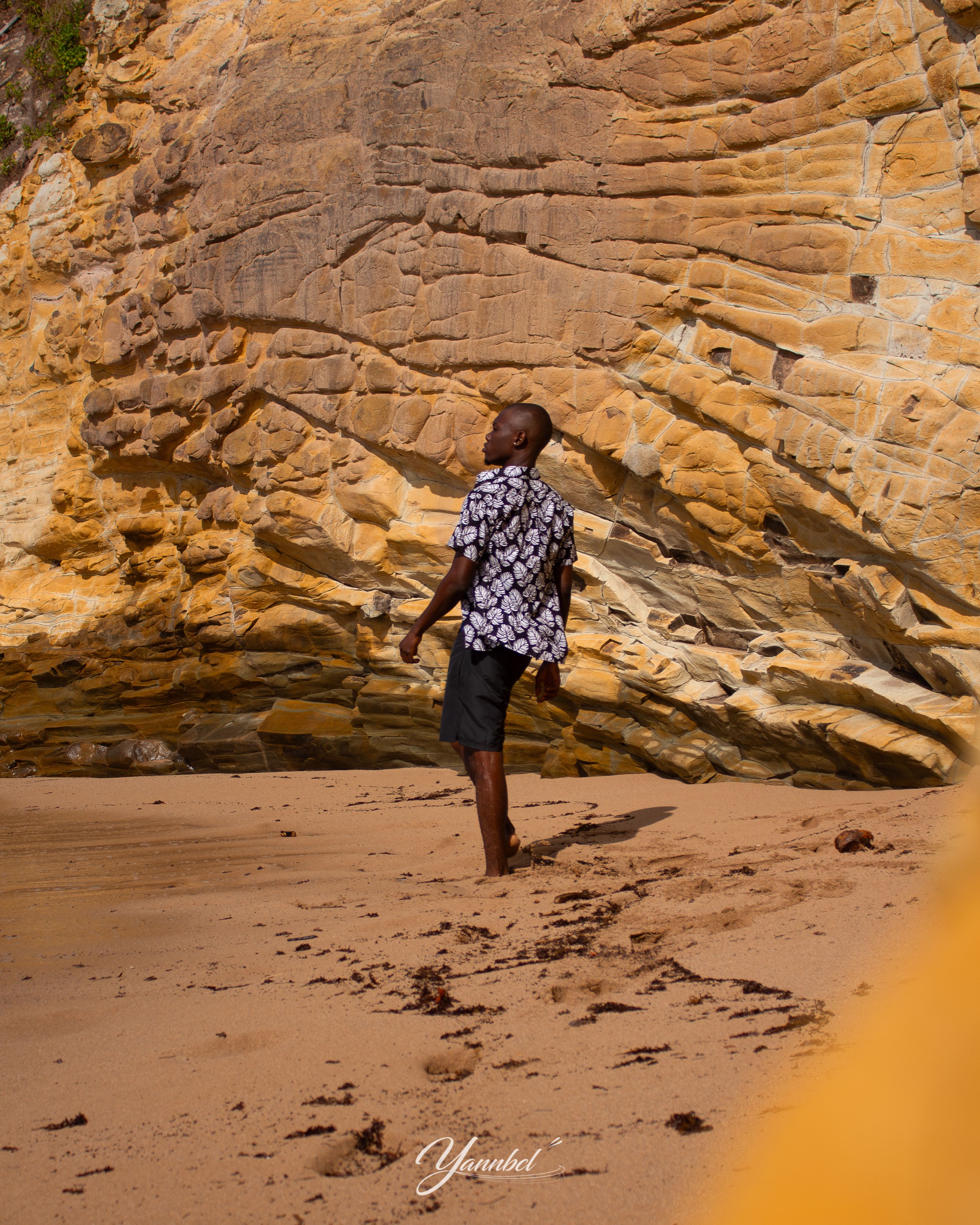 Portrait de Tony.Joe pour la série falaises de tillet — photographie 2