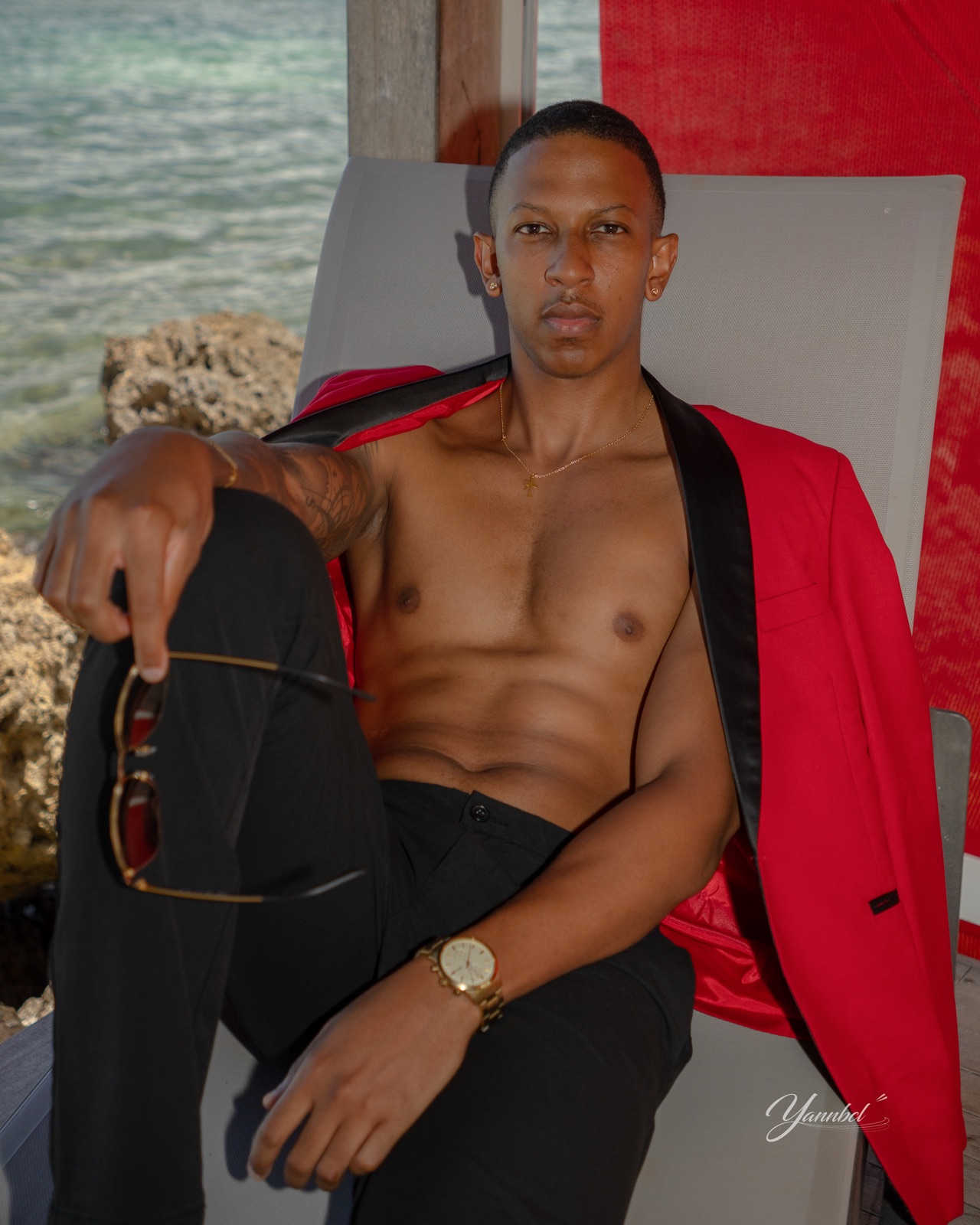 Épreuve shooting en bord de mer de Top Model Europe Caraïbes 2025 — photographie 8