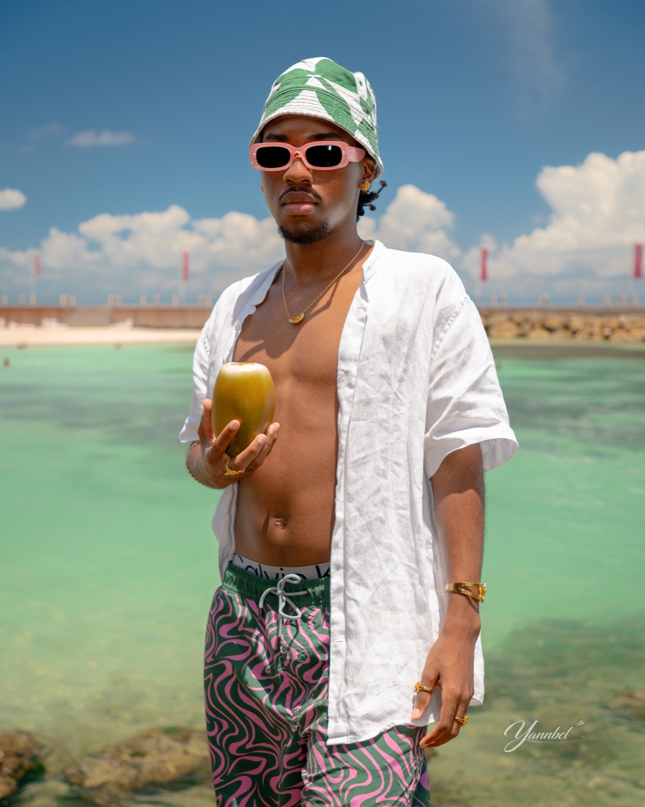 Épreuve shooting en bord de mer de Top Model Europe Caraïbes 2025 — photographie 16